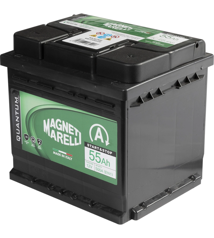 Magneti marelli batteria per auto start&stop 55ah 12v 500a en1 per cassetta l01